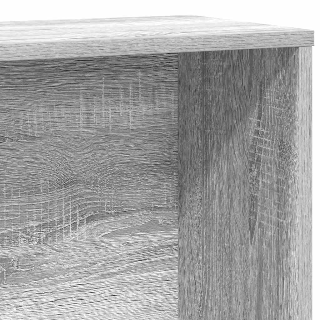 vidaXL Estantería madera de ingeniería gris sonoma 60x24x120 cm