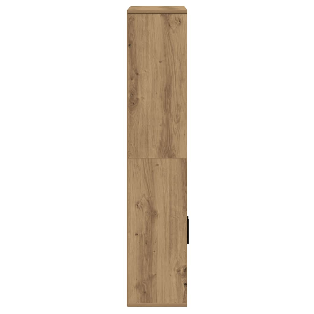 vidaXL Estantería de madera de ingeniería roble artisan 60x24x120 cm