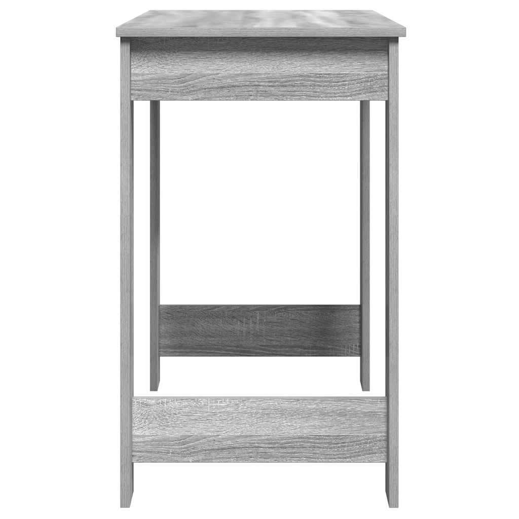 vidaXL Escritorio de madera contrachapada gris sonoma 100x45x75 cm