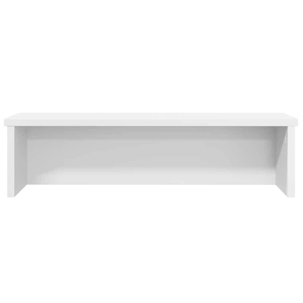 vidaXL Estantería cocina apilable madera ingeniería blanca 50x15x16 cm