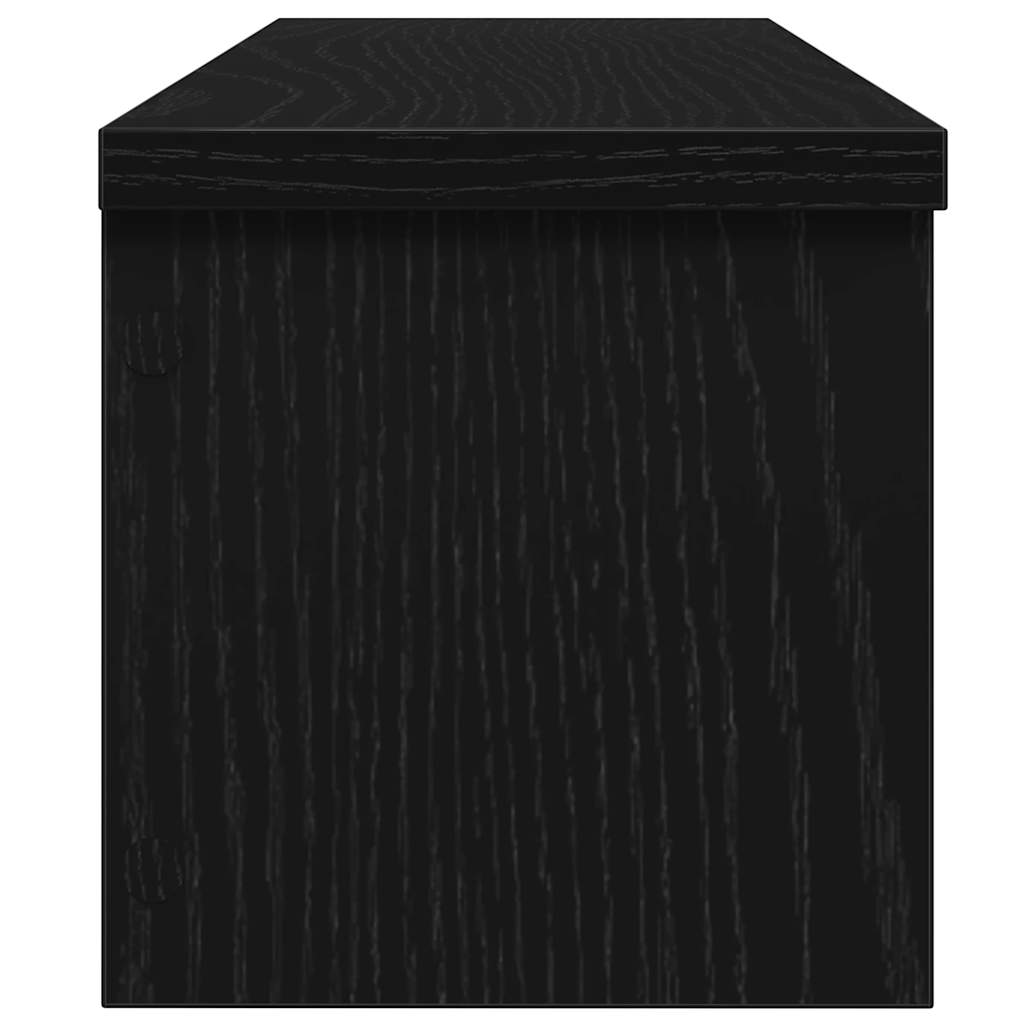 vidaXL Estantes de cocina apilables 2 uds negro 60x15x16 cm