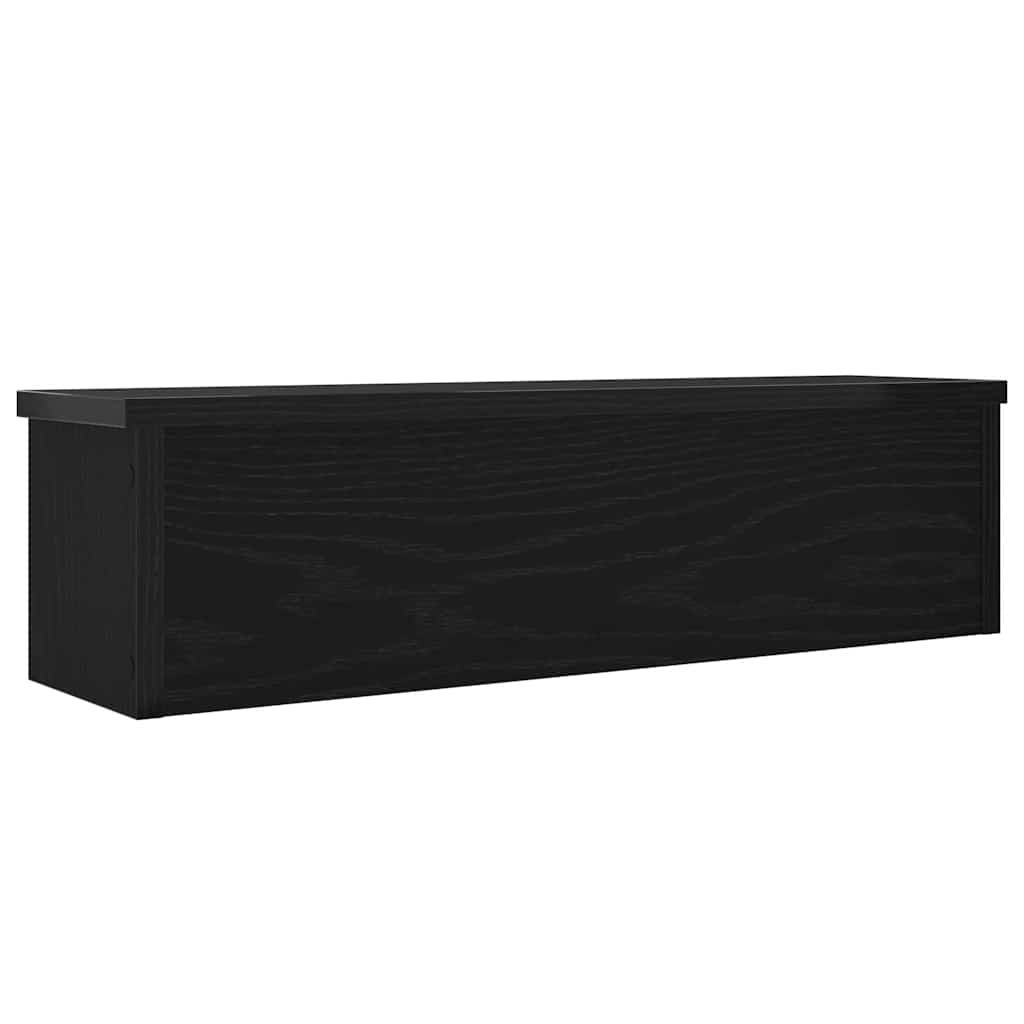 vidaXL Estantes de cocina apilables 2 uds negro 60x15x16 cm