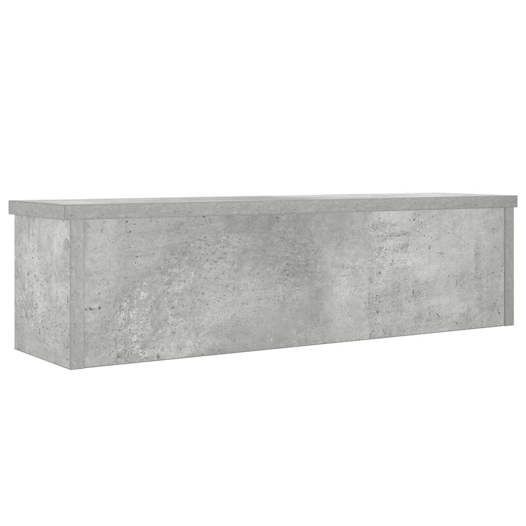 vidaXL Estantes de cocina apilables 2 uds gris hormigón 60x15x16 cm