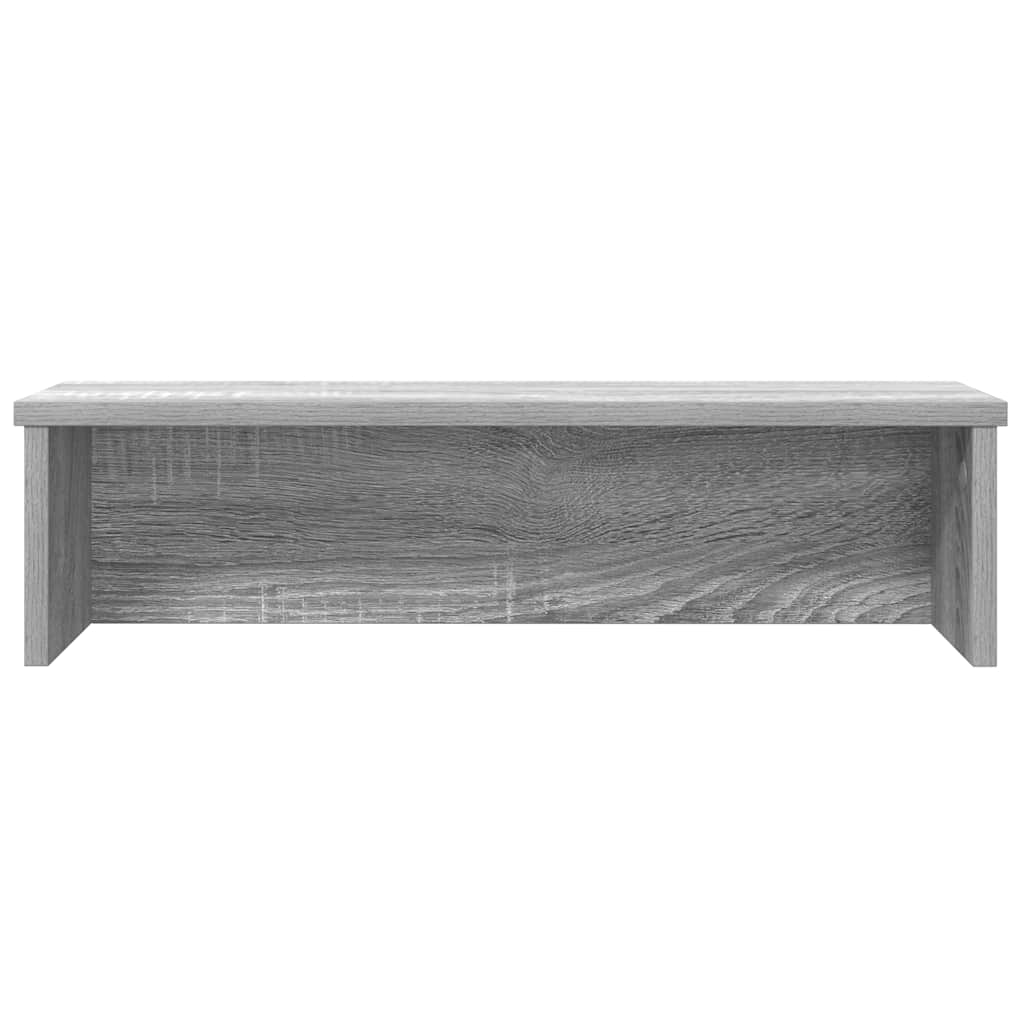 vidaXL Estantes de cocina apilables 2 uds gris sonoma 60x15x16 cm