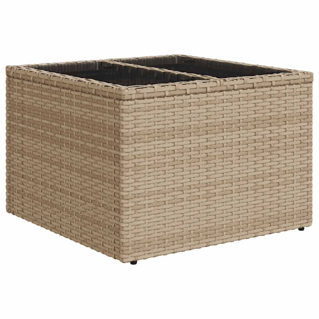 vidaXL Set de sofás de jardín y cojines 8 piezas ratán sintético beige