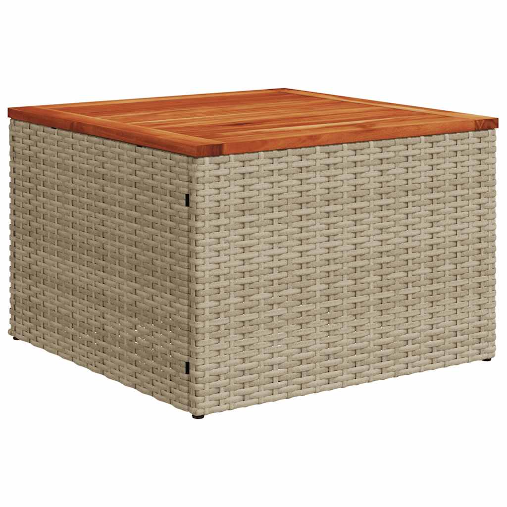 vidaXL Set de sofás de jardín y cojines 8 piezas ratán sintético beige