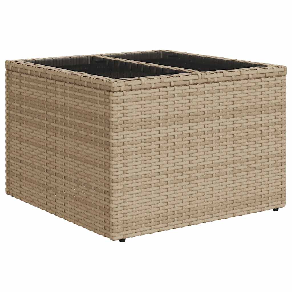 vidaXL Set de sofás de jardín 11pzas con cojines ratán sintético beige