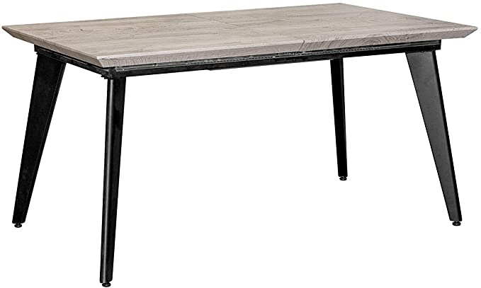 Venprodin  Mesa De Comedor Extensible Moderna (gris Artico)