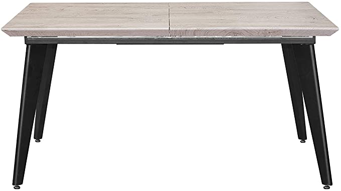 Venprodin  Mesa De Comedor Extensible Moderna (gris Artico)