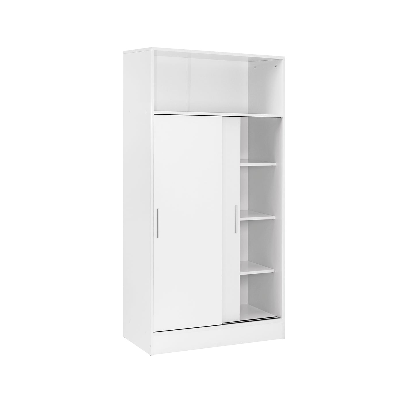 Armario Hogar 2 Puertas Correderas - Venprodin - 157x81x38 Blanco