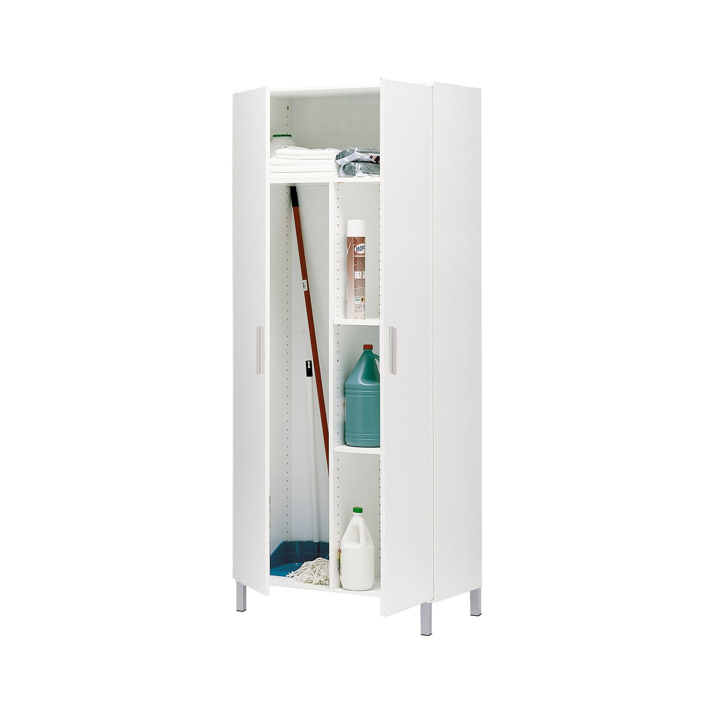 Armario Hogar 2 Puertas - Venprodin - 188x81x35 Blanco