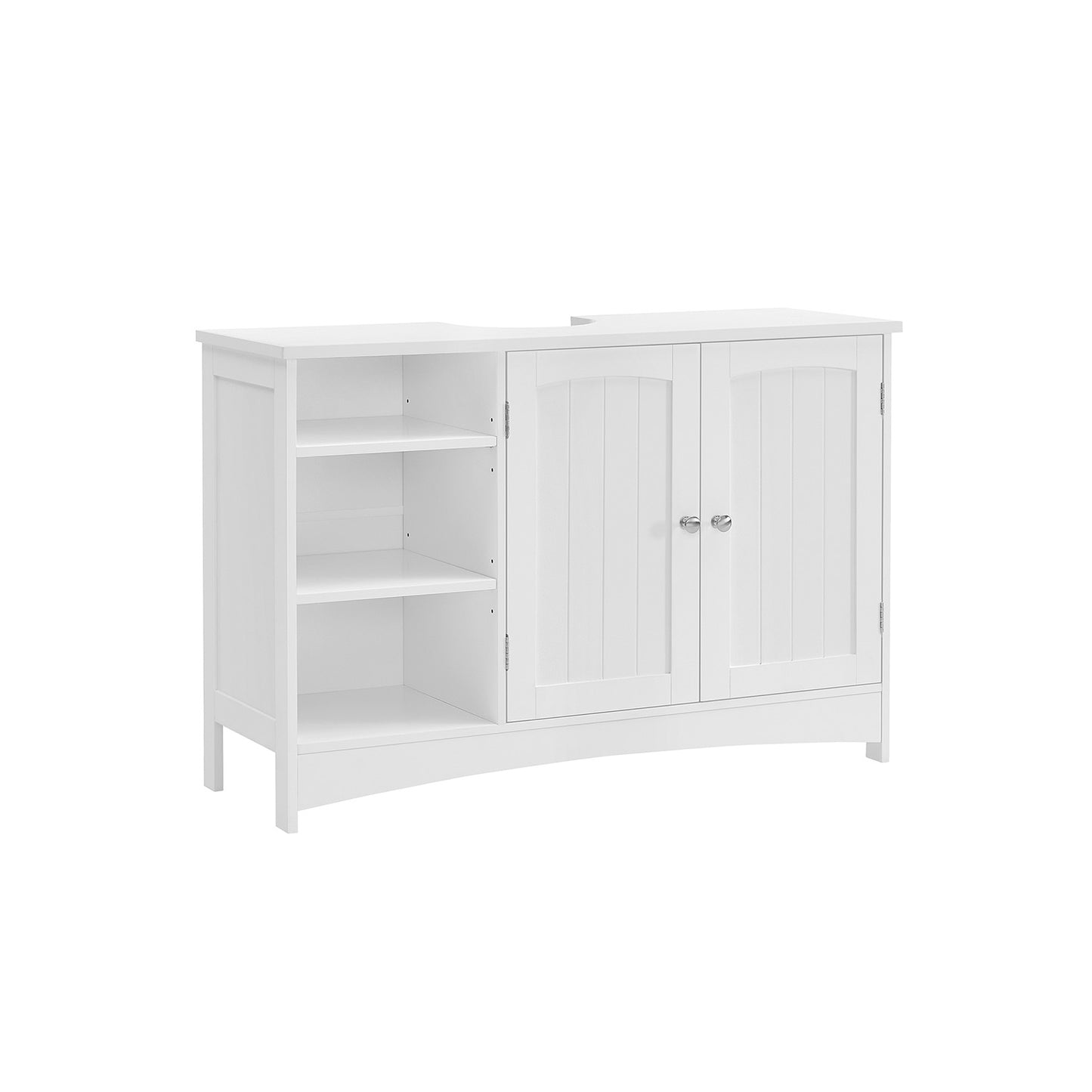 Mueble de Lavabo 90 x 30 x 60 cm Blanco-VASAGLE