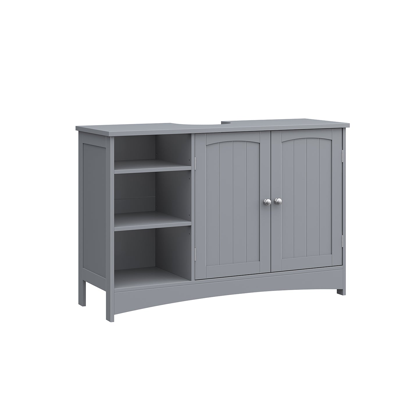 Mueble de Lavabo 30 x 90 x 60 cm Gris Paloma-VASAGLE