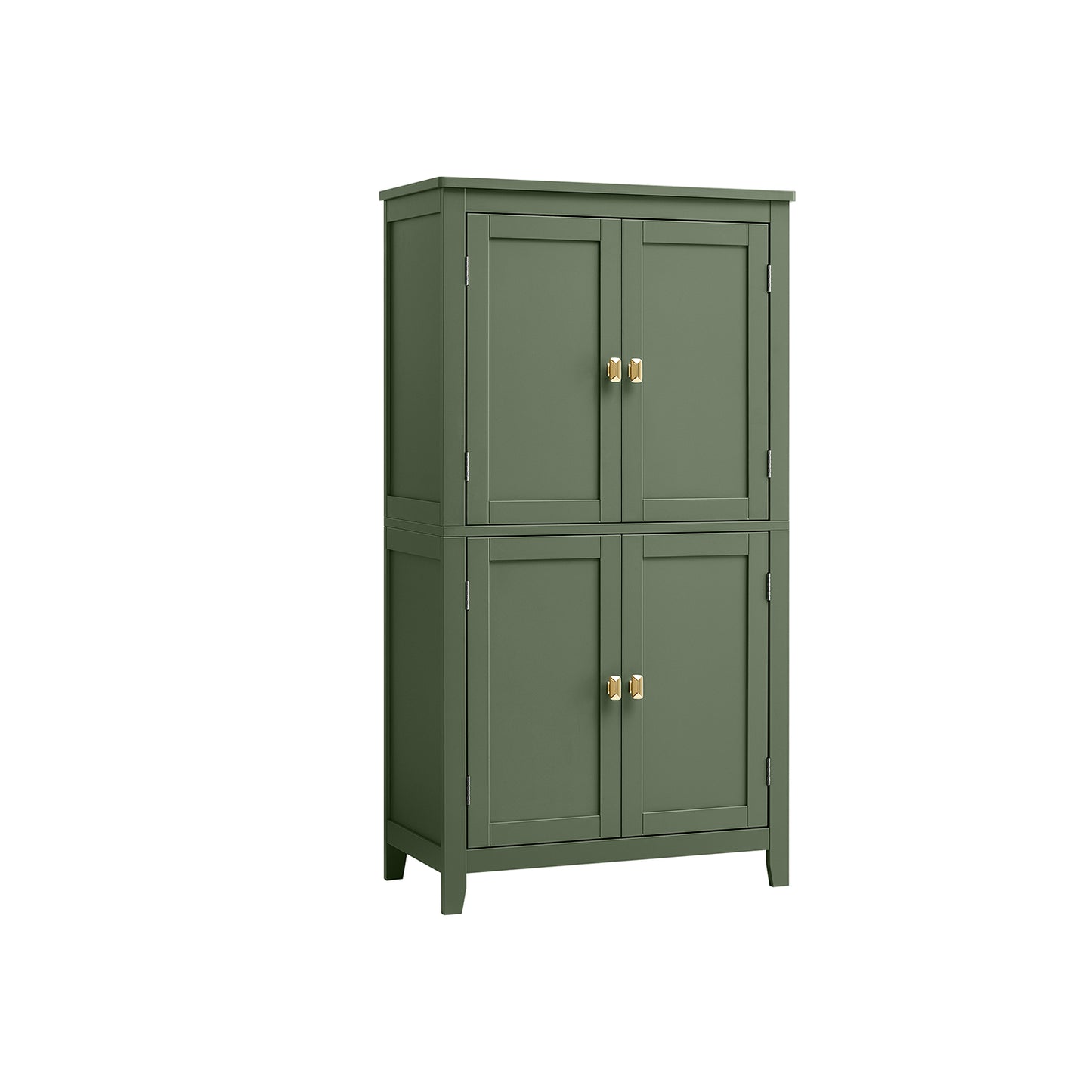 Mueble de Baño 30 x 60 x 110 cm Verde Bosque-VASAGLE