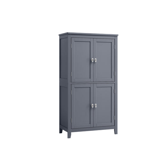 Mueble de Baño 30 x 60 x 110 cm Gris Pizarra-VASAGLE