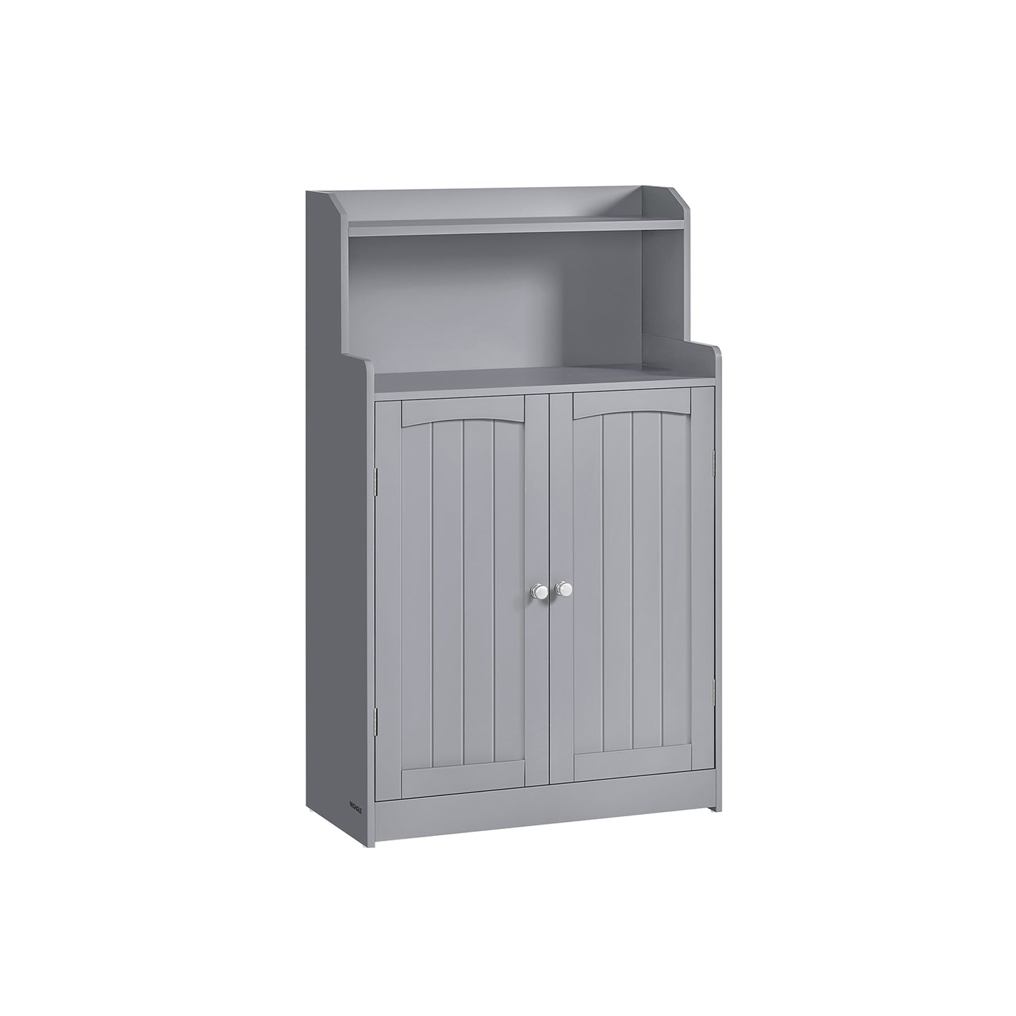 Armario de Baño con 2 Puertas 30 x 60 x 101 cm Gris Paloma-VASAGLE