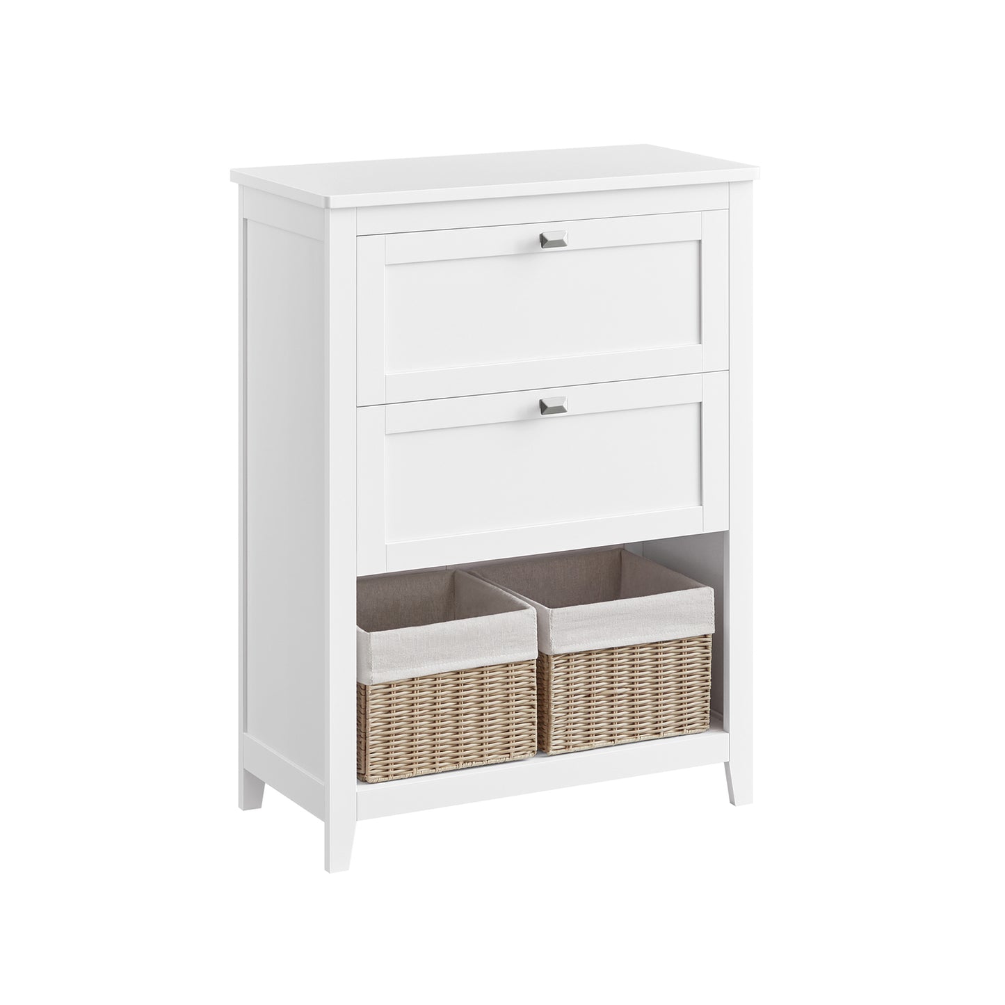 Mueble de Baño 30 x 60 x 80 cm Blanco Nube-VASAGLE