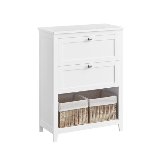 Mueble de Baño 30 x 60 x 80 cm Blanco Nube-VASAGLE