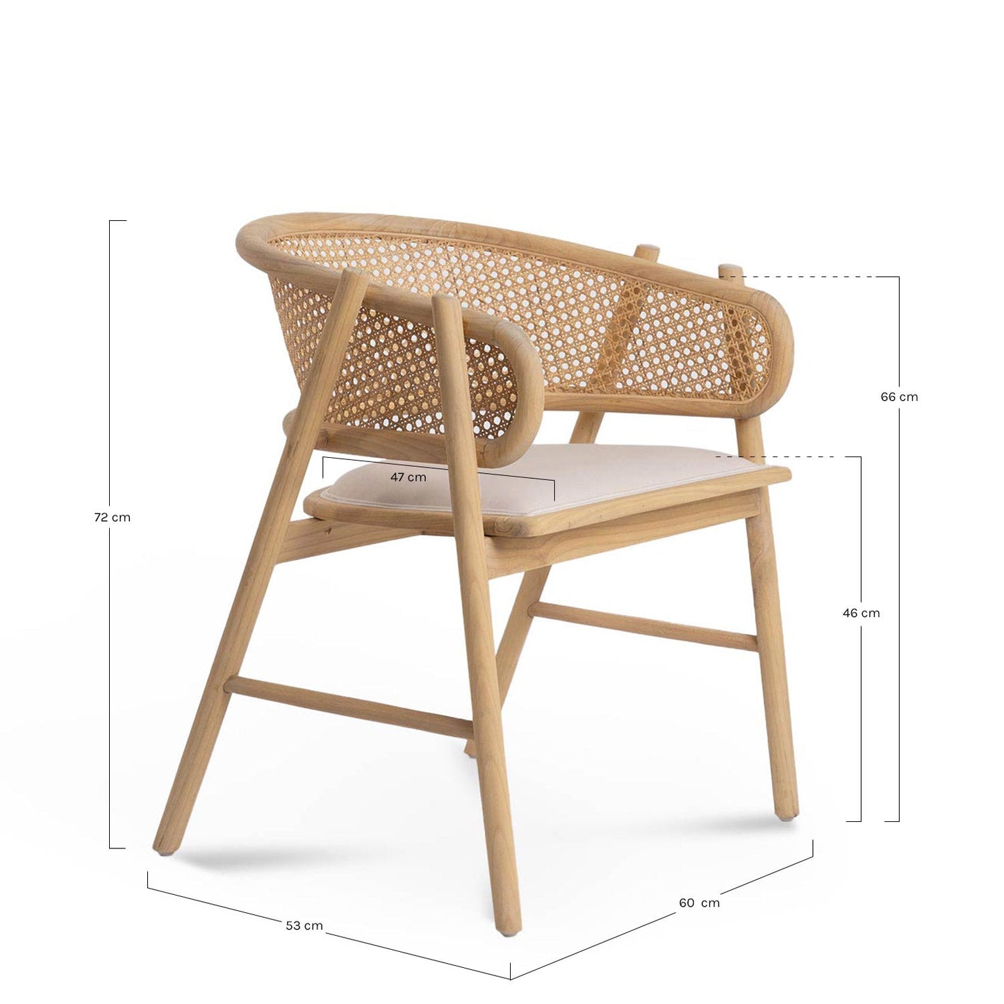 Funi Silla Natural / - WABI HOME