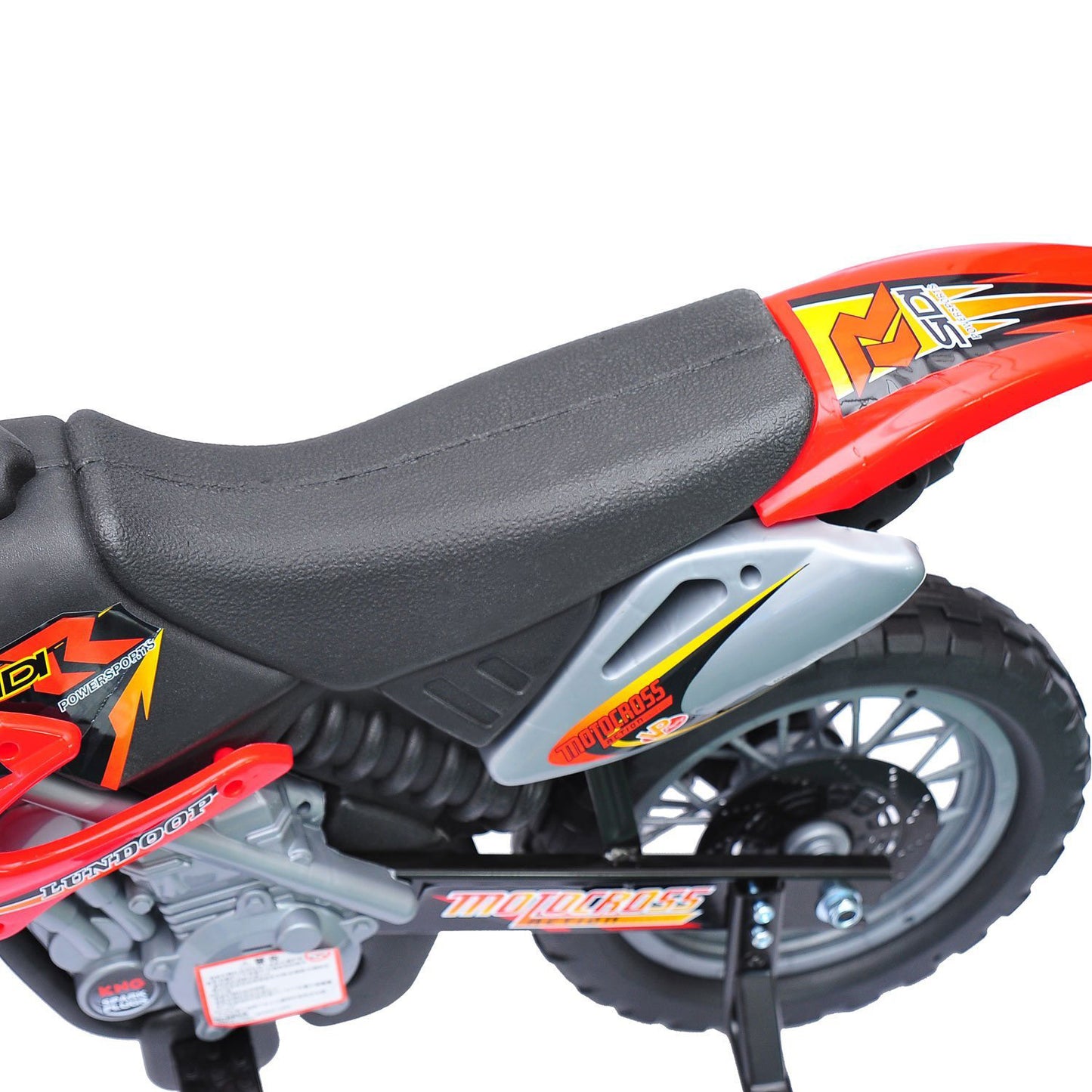 HOMCOM Moto Electrica Infantil Bateria 6V Recargable Niños 3+ Años Cargador y Ruedas Apoyo Color Rojo