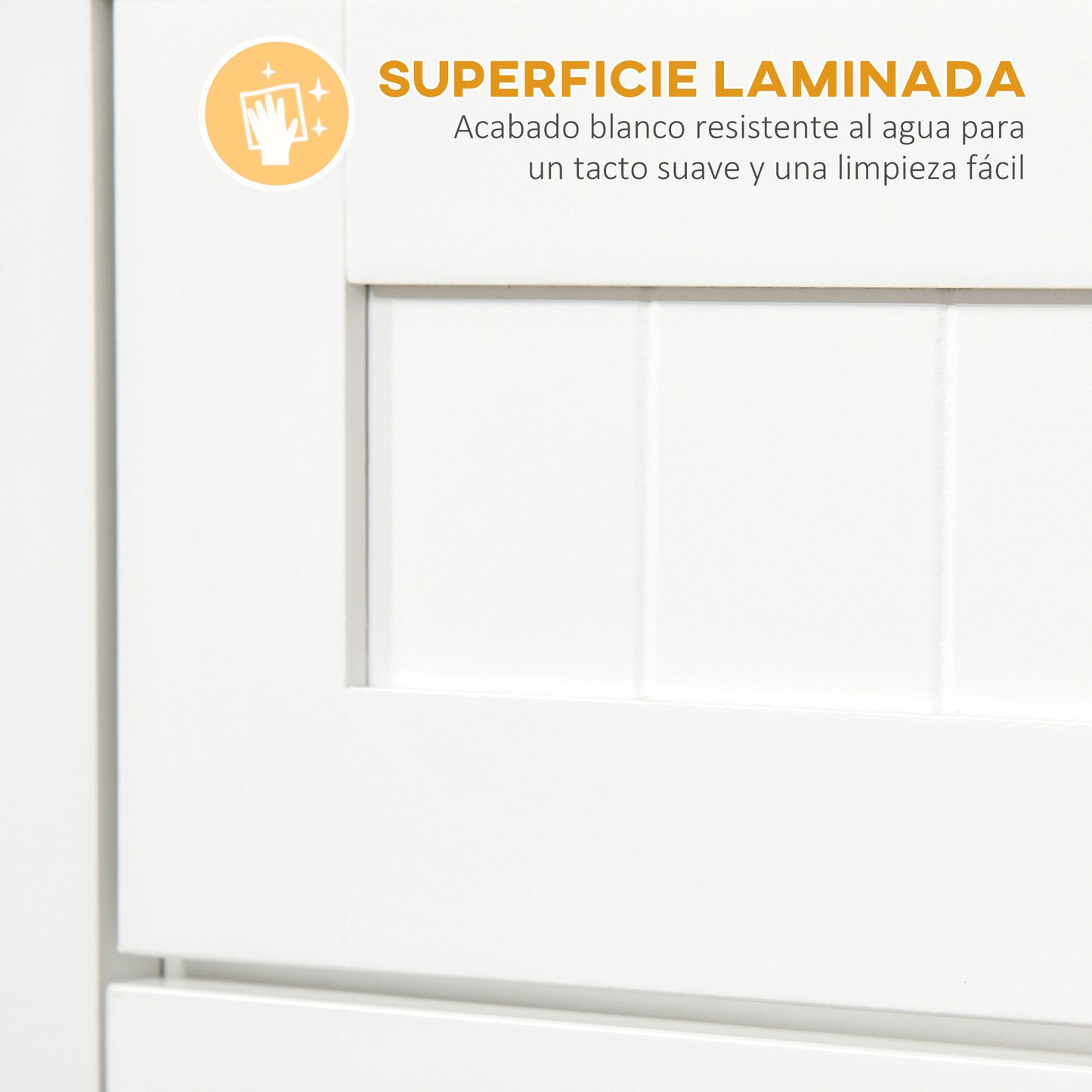 HOMCOM Mueble Auxiliar de Cocina Mueble para Microondas Aparador de Cocina con Cajón Estante 2 Puertas Compartimento Diseño Anti-vuelco para Comedor 60x40x122,5 cm Blanco