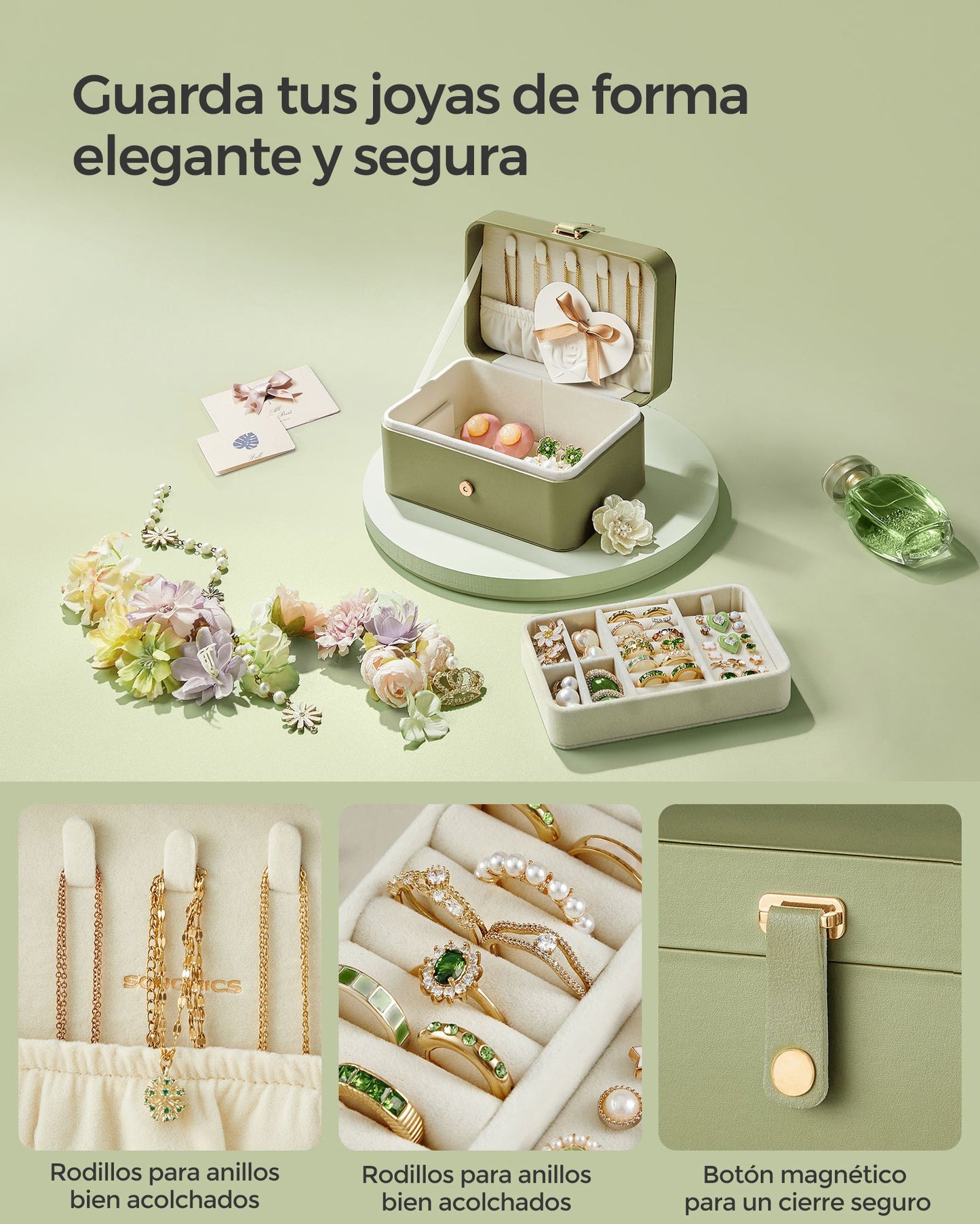 Caja de Joyas Pequeña-SONGMICS