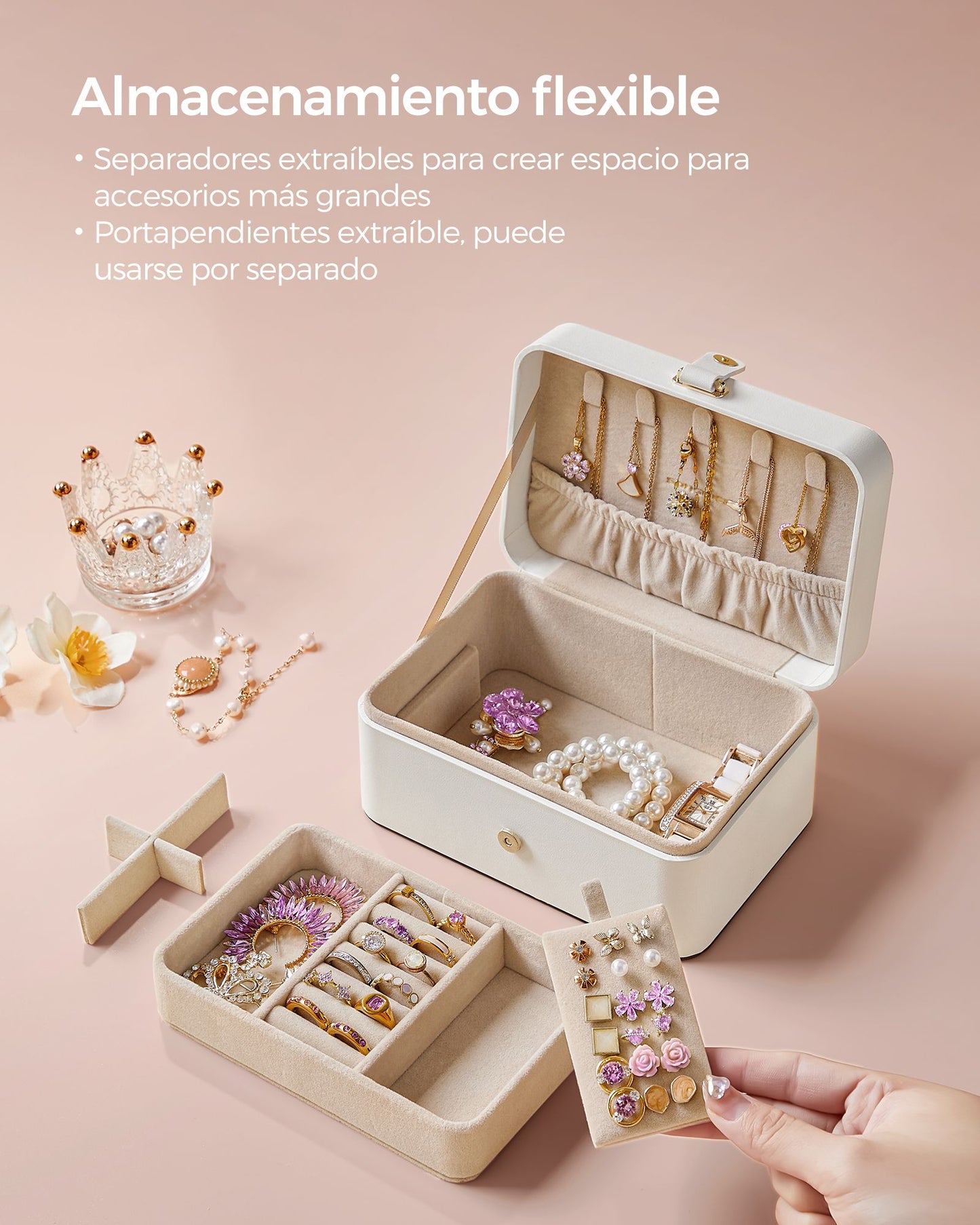 Caja de Joyas Pequeña-SONGMICS