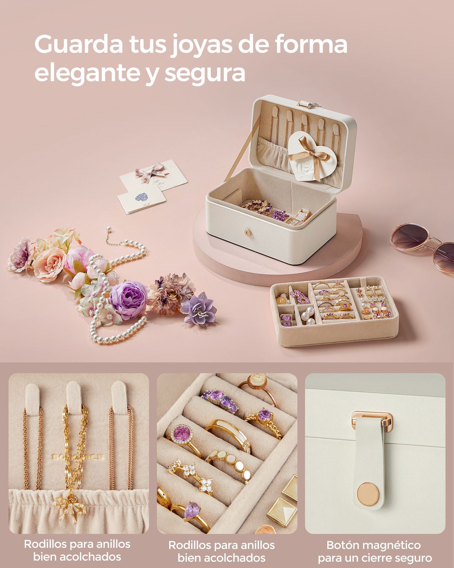 Caja de Joyas Pequeña-SONGMICS