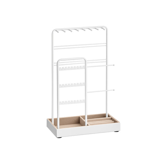 Soporte para Joyas Metal Blanco-SONGMICS