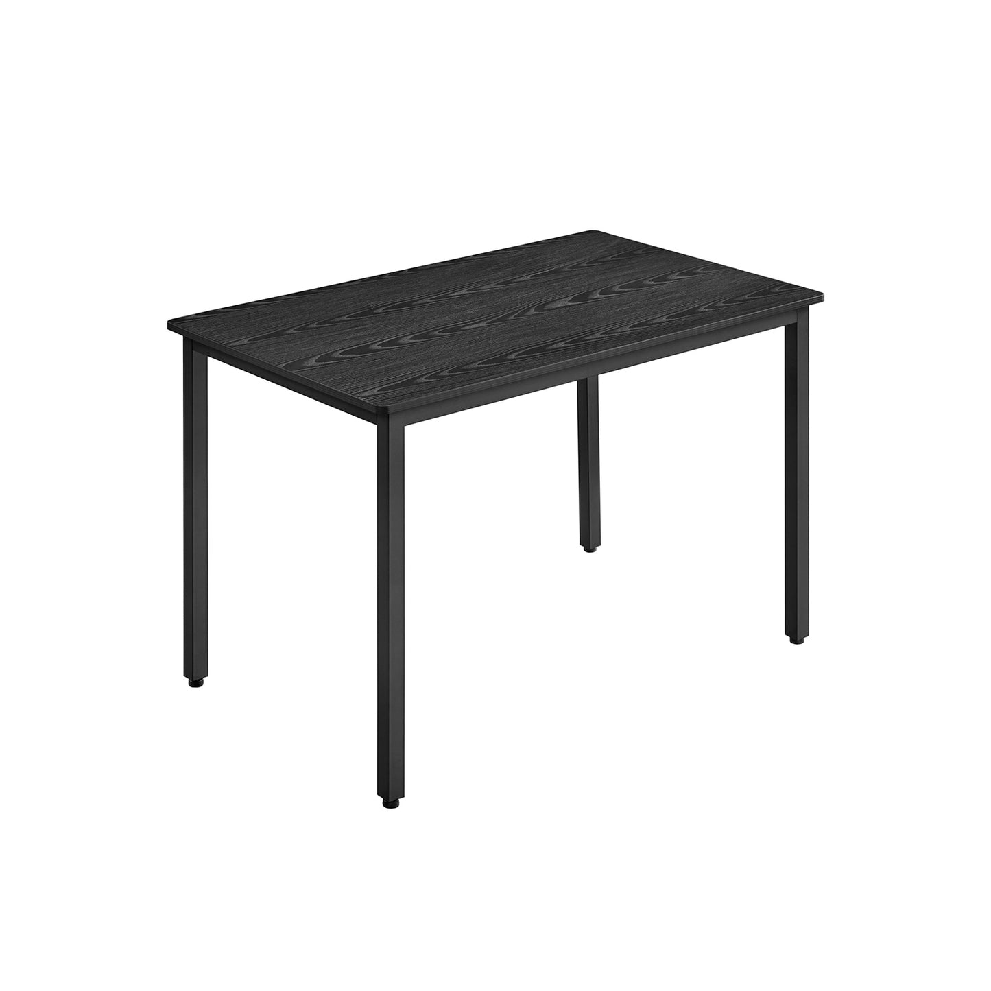 Mesa de Comedor 70 x 110 x 77 cm Negro Ébano y Negro Mate-VASAGLE