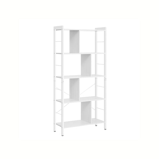 Librería Estantería de Almacenamiento de 5 Niveles Blanco Arce y Blanco Nube-VASAGLE