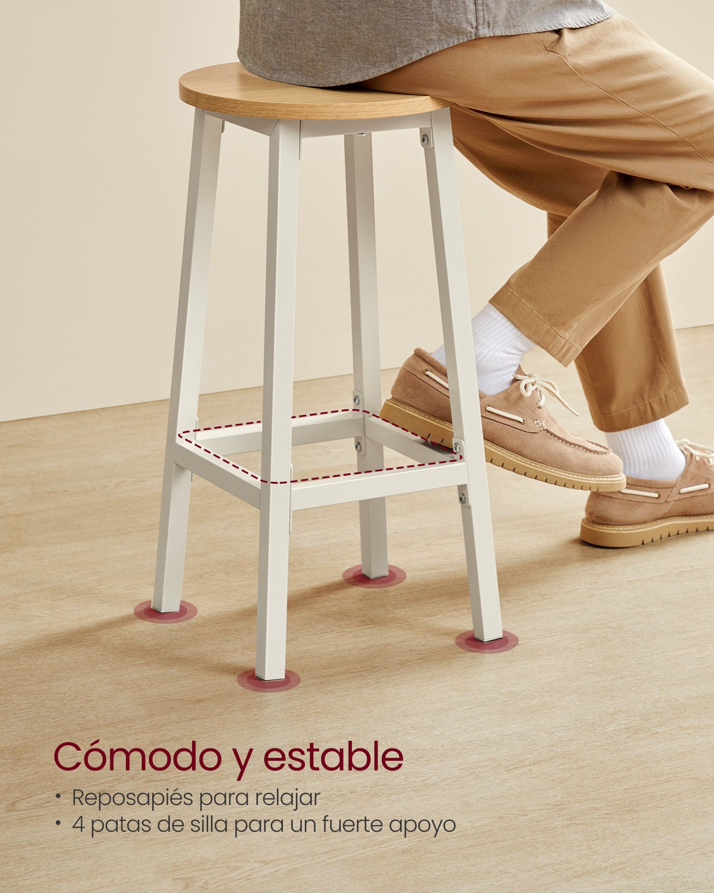 Sillas de Cocina con Estructura de Metal-VASAGLE