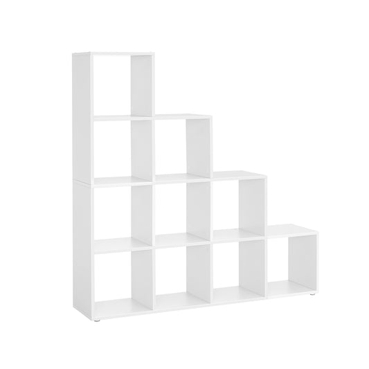 Estantería de Almacenamiento Estantería Modular Estante con Cubos Blanco-VASAGLE