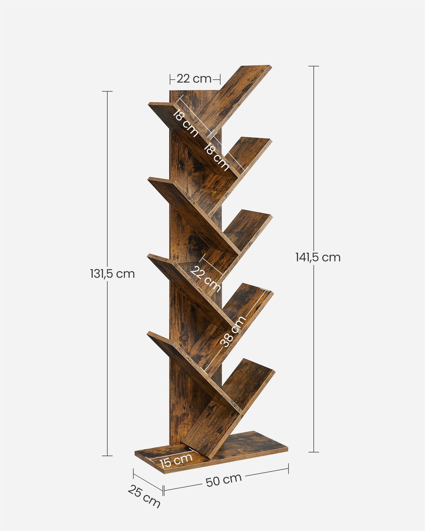 Estantería De Árbol De 8 Niveles-VASAGLE