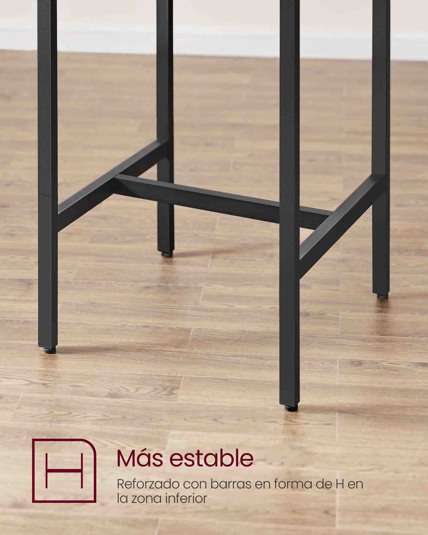 Mesa de Bar con Taburetes-VASAGLE