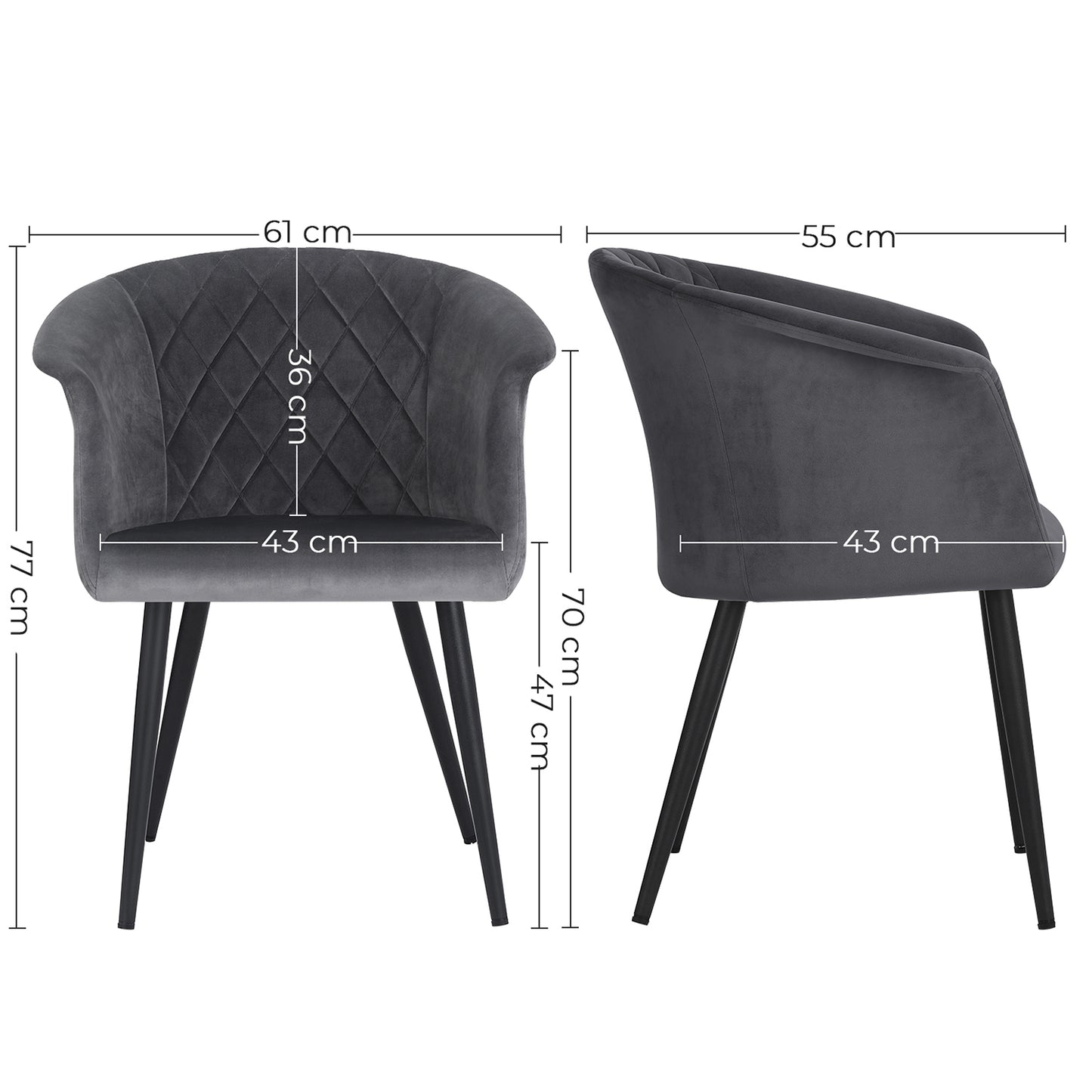 Silla de Comedor-SONGMICS