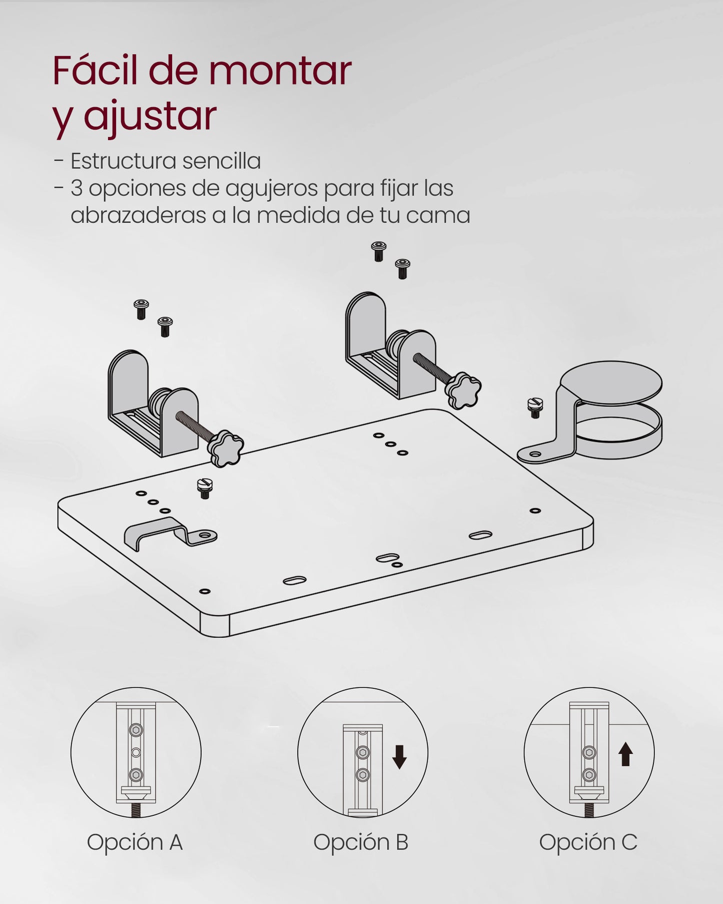 Estante de Cama Portavasos Negro Tinta-VASAGLE