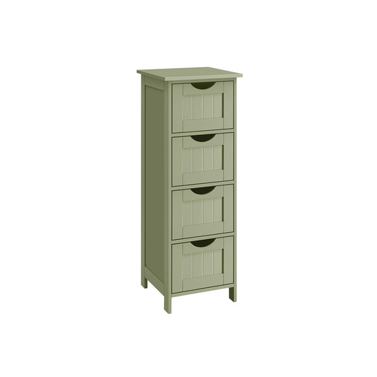 Armario de Baño 30 x 30 x 82 cm Verde Laurel-VASAGLE