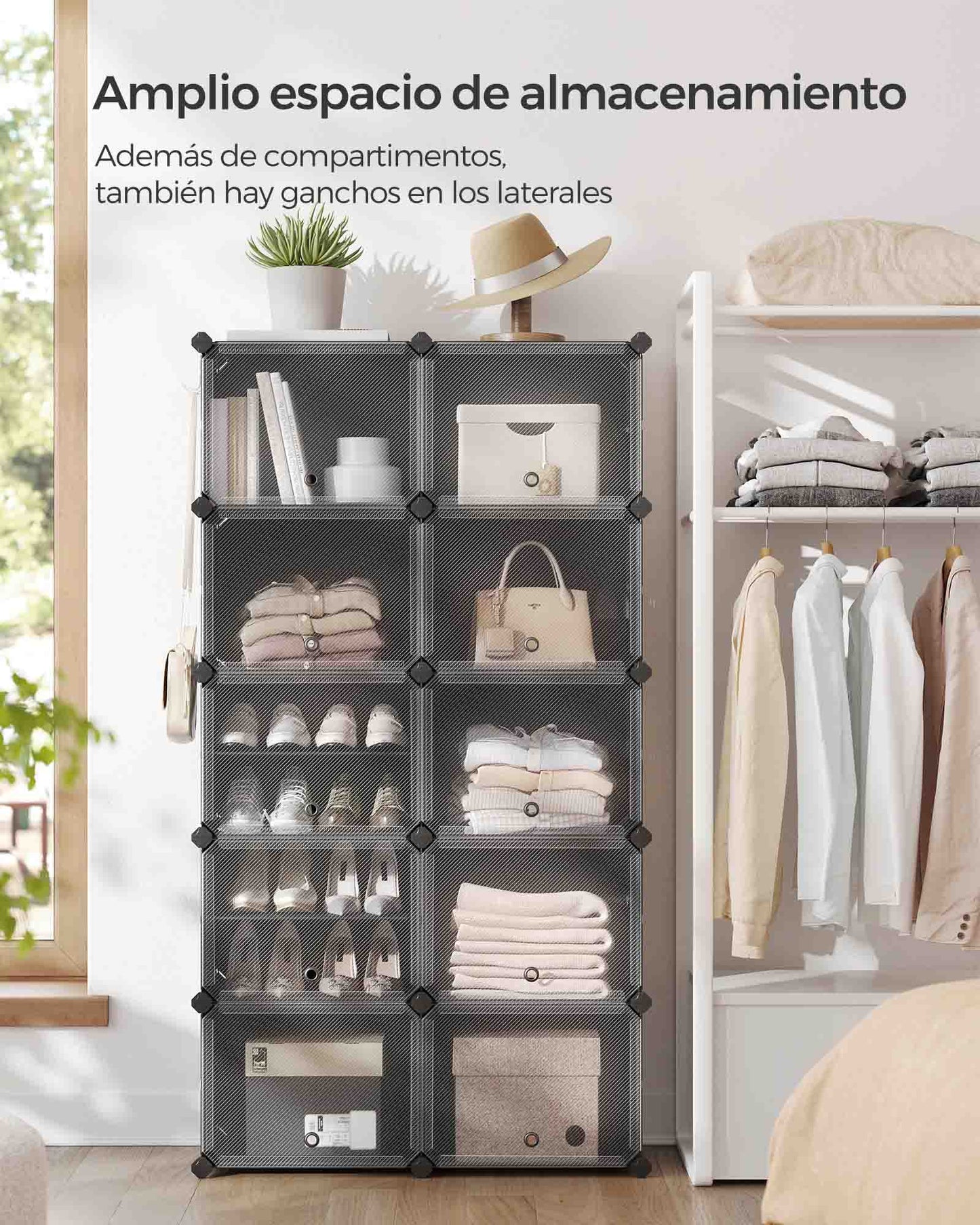 Mueble Zapatero Plástico-SONGMICS