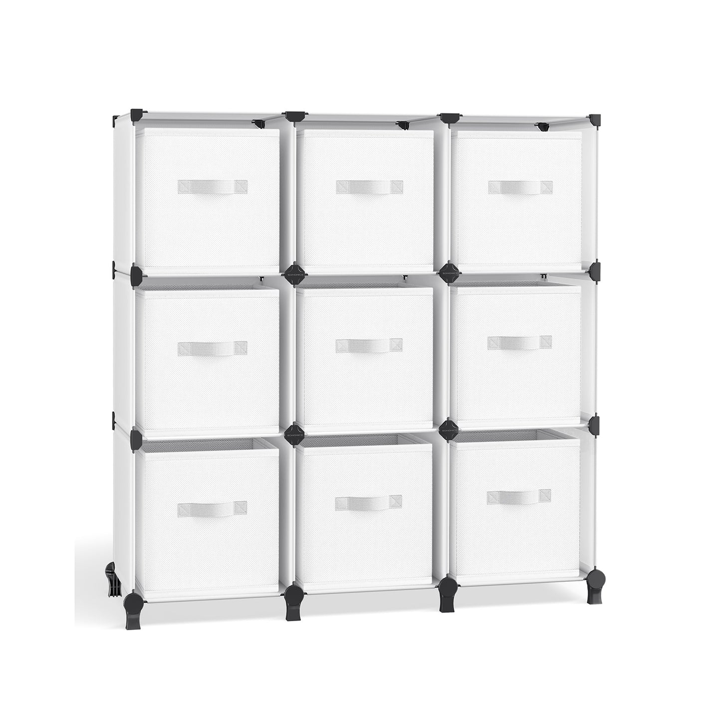 Estantería Modular de 9 Compartimentos Blanco Nube-SONGMICS