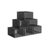 Cajas de Zapatos Negro-SONGMICS