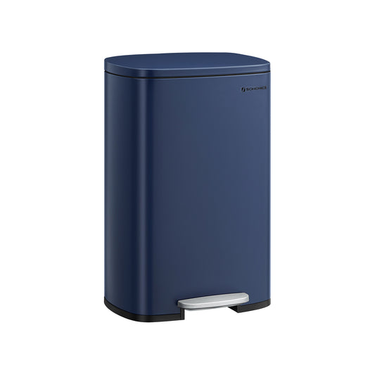 Cubo de Basura de 50 L Azul-SONGMICS