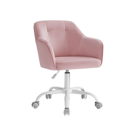 Silla de Estudio Altura Ajustable Rosa Jalea-SONGMICS