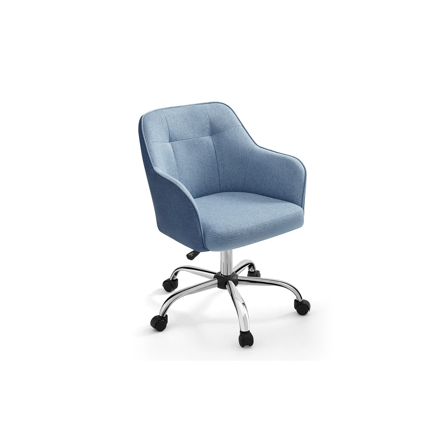 Silla de Estudio Silla Giratoria Altura Ajustable Azul-SONGMICS