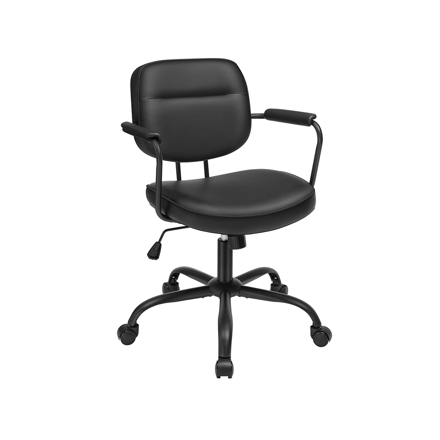 Silla de Escritorio Giratoria Ergonómica Altura Ajustable Negro Tinta-SONGMICS