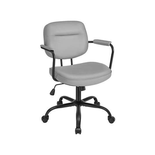 Silla de Escritorio Ergonómica Reposabrazos Gris Paloma-SONGMICS