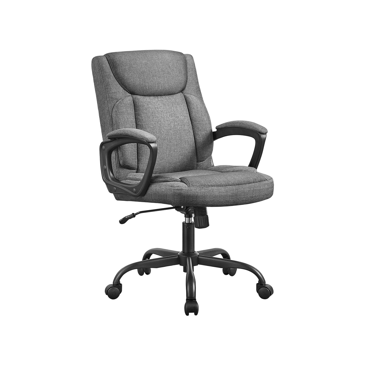 Silla de Oficina de Ergonómico con Respaldo Giratorio-SONGMICS