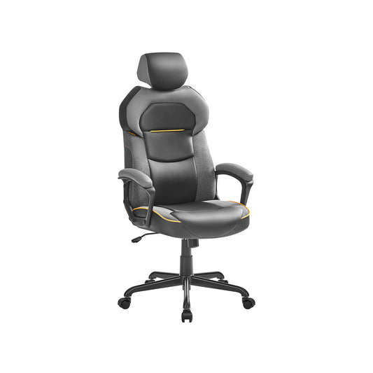 Silla de Oficina Silla Gaming Altura Ajustable Reposacabezas Ajustable-SONGMICS