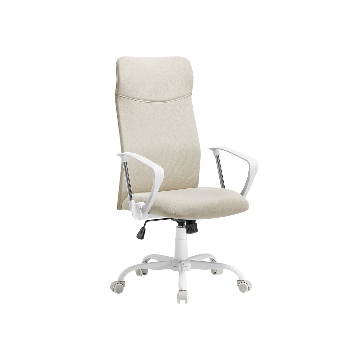 Silla de Oficina Silla de Escritorio Ergonómica Silla Giratoria Asiento Tapizado-SONGMICS