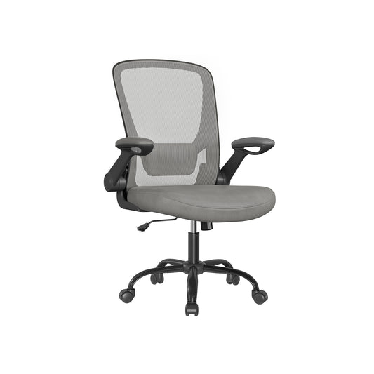 Silla de Oficina Silla de Escritorio Silla Giratoria de Malla Silla Ergonómica-SONGMICS